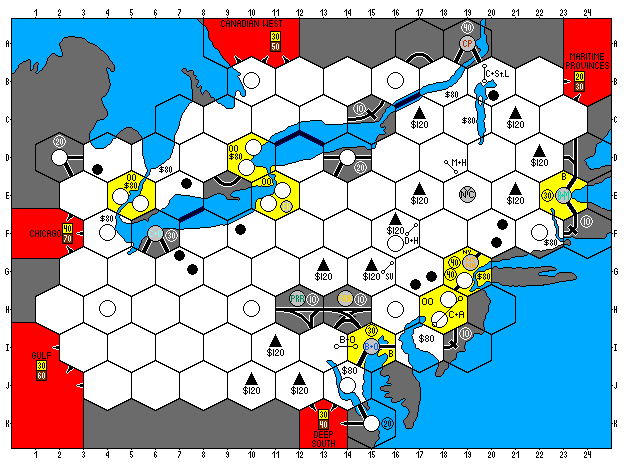 1830 Reading map