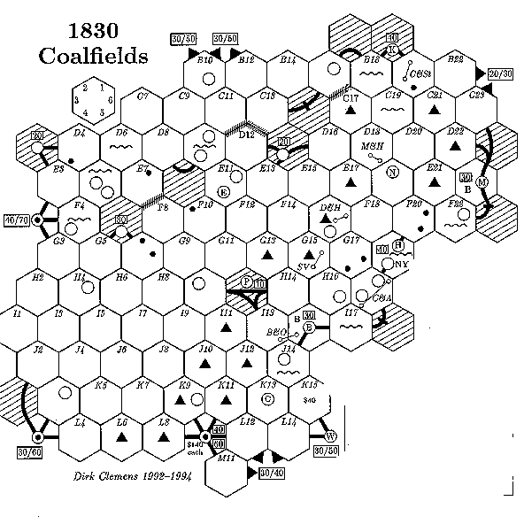 1830 Coalfields map