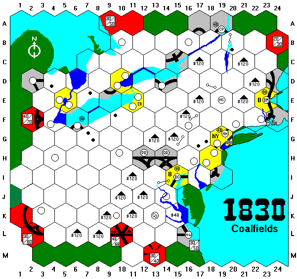 1830 Reading+Coalfields combined map